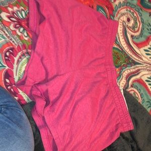 “Awesome” Color Pink Comfortable Shorts